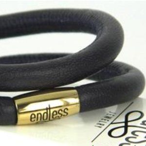 ENDLESS Purple Double Wrap Charm Bracelet YGclsp